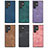 Custodia Silicone Morbida In Pelle Cover SD5 per Samsung Galaxy S22 Ultra 5G