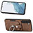 Custodia Silicone Morbida In Pelle Cover SD5 per Samsung Galaxy S23 Plus 5G