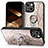 Custodia Silicone Morbida In Pelle Cover SD6 per Apple iPhone 14 Plus