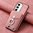 Custodia Silicone Morbida In Pelle Cover SD6 per Samsung Galaxy S23 5G Rosa