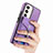 Custodia Silicone Morbida In Pelle Cover SD7 per Samsung Galaxy S22 5G