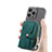 Custodia Silicone Morbida In Pelle Cover SD8 per Apple iPhone 14 Pro Verde