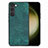 Custodia Silicone Morbida In Pelle Cover SD8 per Samsung Galaxy S22 Plus 5G Verde