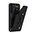 Custodia Silicone Morbida In Pelle Cover SY1 per Samsung Galaxy S22 5G Nero