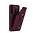 Custodia Silicone Morbida In Pelle Cover SY1 per Samsung Galaxy S22 5G Rosso