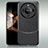 Custodia Silicone Morbida In Pelle Cover WL1 per Huawei Mate 60 Pro Nero