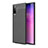 Custodia Silicone Morbida In Pelle Cover WL1 per Samsung Galaxy Note 10 Plus 5G Nero