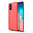 Custodia Silicone Morbida In Pelle Cover WL1 per Samsung Galaxy S20 Plus 5G Rosso