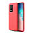 Custodia Silicone Morbida In Pelle Cover WL1 per Samsung Galaxy S20 Ultra 5G Rosso