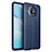 Custodia Silicone Morbida In Pelle Cover WL1 per Xiaomi Mi 10i 5G Blu