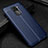 Custodia Silicone Morbida In Pelle Cover WL1 per Xiaomi Redmi 10X 4G Blu