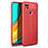 Custodia Silicone Morbida In Pelle Cover WL1 per Xiaomi Redmi 9 India Rosso