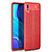 Custodia Silicone Morbida In Pelle Cover WL1 per Xiaomi Redmi 9A Rosso