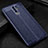Custodia Silicone Morbida In Pelle Cover WL2 per Xiaomi Redmi 9 Blu