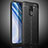 Custodia Silicone Morbida In Pelle Cover WL2 per Xiaomi Redmi Note 9 Nero