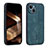 Custodia Silicone Morbida In Pelle Cover YZ1 per Apple iPhone 14 Pro Verde