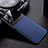 Custodia Silicone Morbida In Pelle Cover Z01 per Huawei Nova 7i Blu