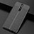 Custodia Silicone Morbida In Pelle per Xiaomi Redmi 8 Nero