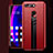 Custodia Silicone Morbida In Pelle Q01 per Huawei Honor V20 Rosso