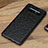 Custodia Silicone Morbida In Pelle Q01 per Samsung Galaxy Note 8 Duos N950F Nero
