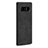 Custodia Silicone Morbida In Pelle Q01 per Samsung Galaxy Note 8 Nero