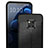 Custodia Silicone Morbida In Pelle W01 per Huawei Mate 20 Pro Nero