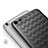 Custodia Silicone Morbida In Pelle W02 per Apple iPhone 6S Plus Nero