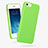 Custodia Silicone Morbida Lucido per Apple iPhone 5S Verde