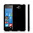 Custodia Silicone Morbida Lucido per Microsoft Lumia 650 Nero