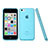 Custodia Silicone Morbida Opaca per Apple iPhone 5C Cielo Blu