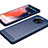 Custodia Silicone Morbida Spigato B02 per OnePlus 7T Blu