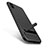 Custodia Silicone Morbida Spigato con Supporto per Apple iPhone Xs Nero