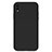 Custodia Silicone Morbida Spigato per Apple iPhone XR Nero