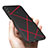 Custodia Silicone Morbida Spigato per Huawei Honor View 10 Lite Rosso