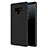 Custodia Silicone Morbida Spigato per Samsung Galaxy Note 9 Nero