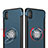 Custodia Silicone Opaca con Anello Supporto per Apple iPhone Xs Blu