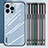 Custodia Silicone Specchio Laterale Cover AT1 per Apple iPhone 13 Pro
