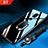 Custodia Silicone Specchio Laterale Cover con Anello Supporto per Nokia X7 Nero