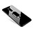 Custodia Silicone Specchio Laterale Cover con Anello Supporto per Samsung Galaxy A6 Plus Nero