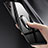 Custodia Silicone Specchio Laterale Cover con Anello Supporto per Xiaomi Mi 8 Pro Global Version