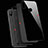 Custodia Silicone Specchio Laterale Cover con Magnetico Anello Supporto A01 per Xiaomi Redmi 6 Pro
