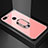 Custodia Silicone Specchio Laterale Cover con Magnetico Anello Supporto per Xiaomi Mi 8 Lite