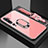 Custodia Silicone Specchio Laterale Cover con Magnetico Anello Supporto T01 per Xiaomi Mi Note 10