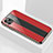 Custodia Silicone Specchio Laterale Cover F01 per Apple iPhone 11 Pro Max Rosso