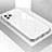 Custodia Silicone Specchio Laterale Cover M01 per Apple iPhone 11 Pro Max Bianco