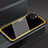 Custodia Silicone Specchio Laterale Cover M01 per Apple iPhone 14 Plus Giallo