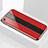 Custodia Silicone Specchio Laterale Cover M01 per Apple iPhone 6 Plus Rosso