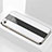 Custodia Silicone Specchio Laterale Cover M01 per Apple iPhone 6S Plus Bianco