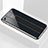 Custodia Silicone Specchio Laterale Cover M01 per Apple iPhone 8 Nero