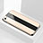 Custodia Silicone Specchio Laterale Cover M01 per Apple iPhone SE (2020) Oro